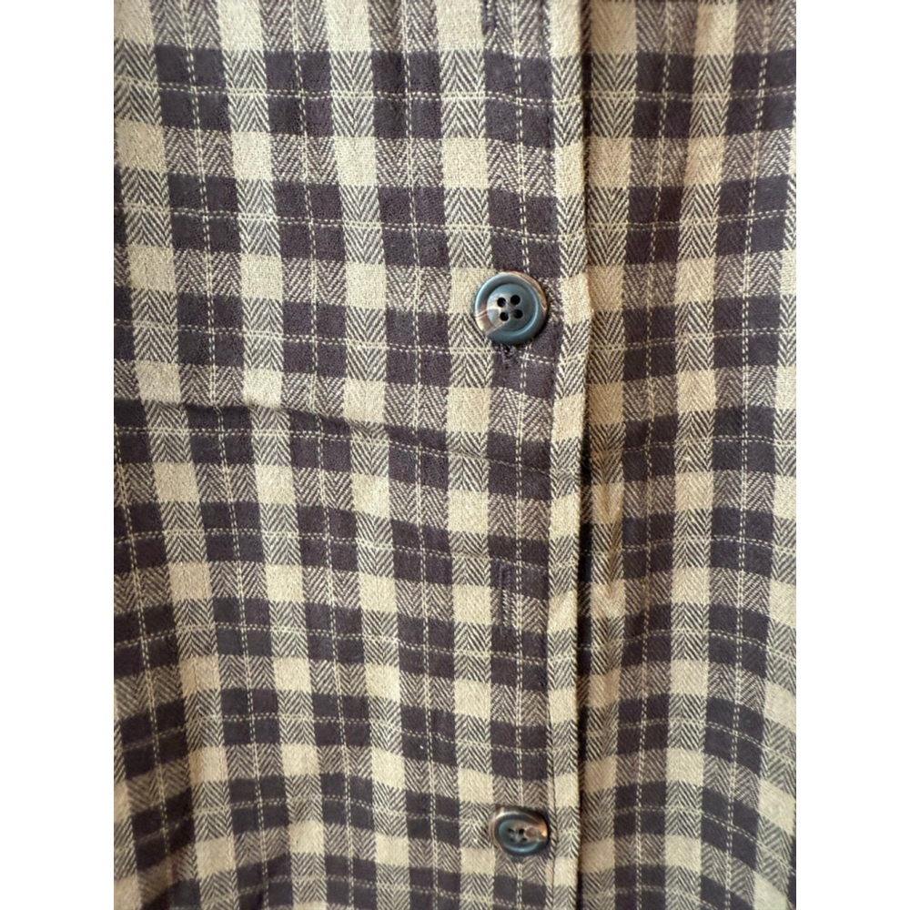 Women's Disturbia Brown & Beige Plaid Pinafore Mini Dress US 10 - Picture 3 of 10
